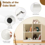 Kids 4-Cube Toy Storage Bookcase 3