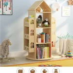 360 Rotating Kids Bookshelf Organizer 4
