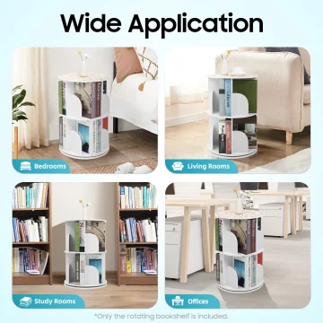 Round Swivel Kids Corner Bookcase 2