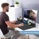 5-in-1 Magnetic Desk Pad Organizer Mouse Mat 3