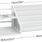 Kids Bookshelf with Sling Rack Storage 2