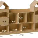 Castle Kids Bookshelf Toy Organizer 2