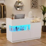 59-Inch LED Reception Desk Display Shelf 5