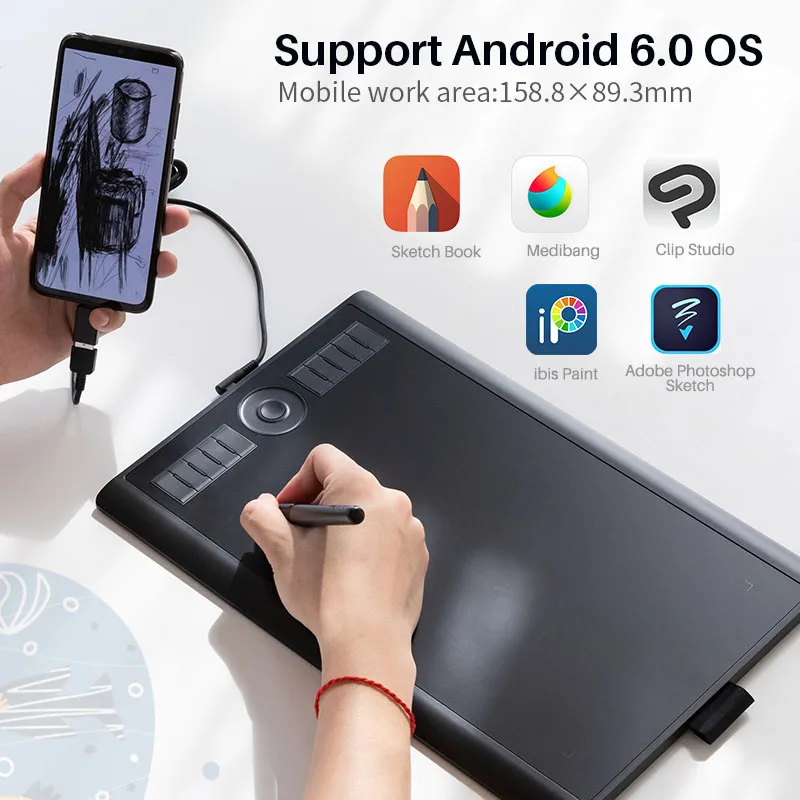 GAOMON M10K Pro 10x6.5-inch Drawing Tablet 4 GAOMON M10K Pro 10x6.5-inch Drawing Tablet 4