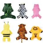 Small Dog Fleece Hooded Jumpsuit 3