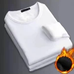 Mens Fleece Lined Thermal Long-Sleeve Top 1