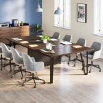 8-Foot Conference Table Seats 12 6