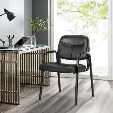 PU Leather Guest Chair for Waiting Rooms 1