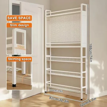 5 Tier Kids Behind Door Bookshelf 2