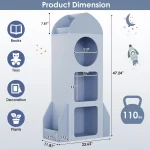 Rocket Kids Bookcase and Toy Storage 3