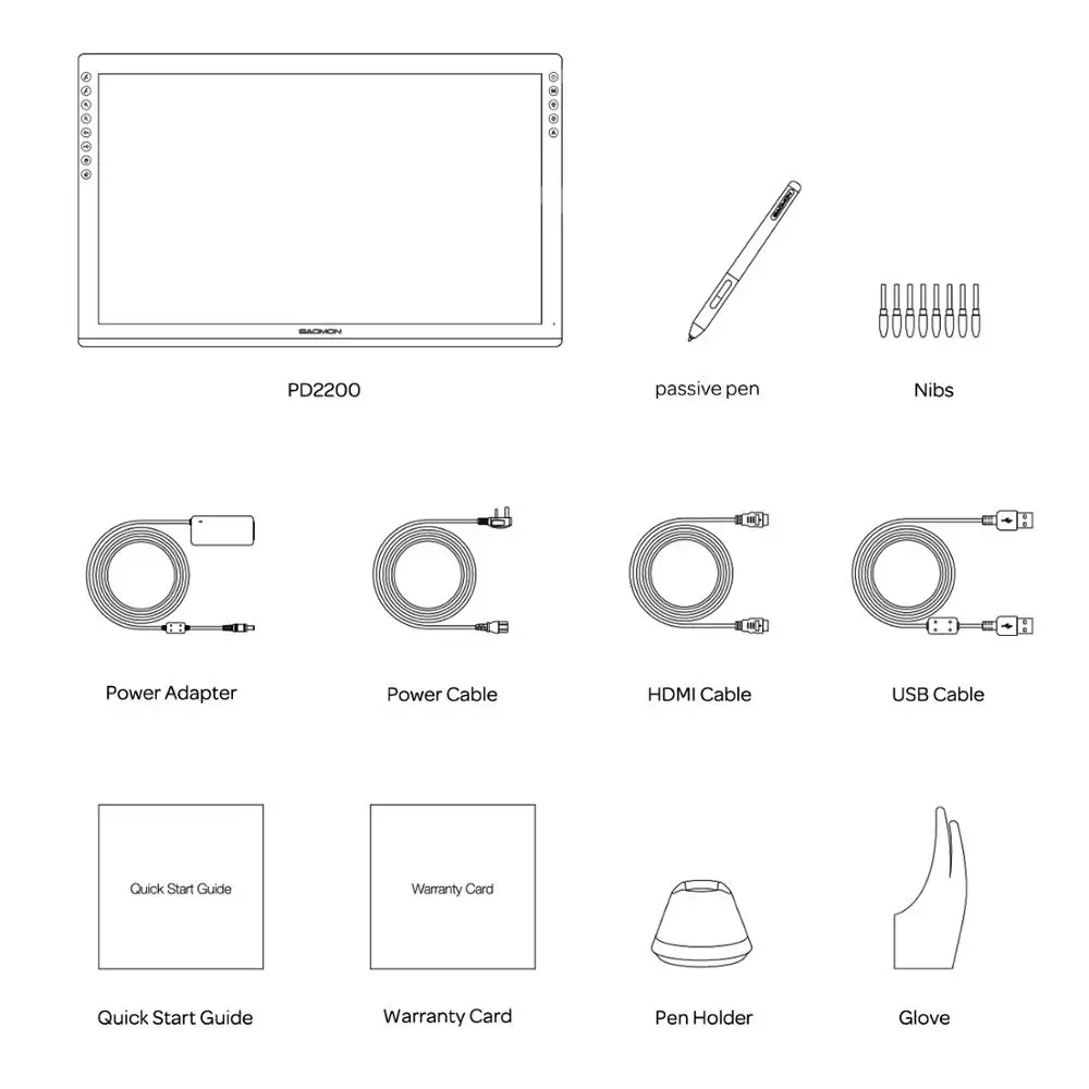 GAOMON PD2200 21.5-inch Anti-Glare Pen Display 6 GAOMON PD2200 21.5-inch Anti-Glare Pen Display 6