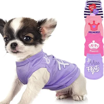 Pink Puppy Shirts Set for Small Dogs 1