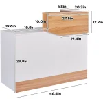 Modern Reception Desk With Counter 2