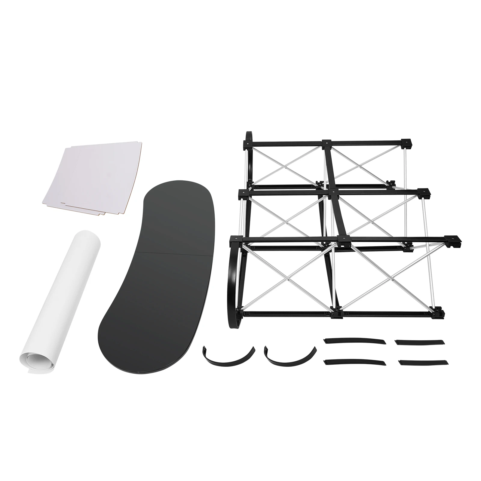 Portable Trade Show Counter Table with Shelf 6 Portable Trade Show Counter Table with Shelf 6