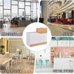 Modern Reception Desk With Counter 6
