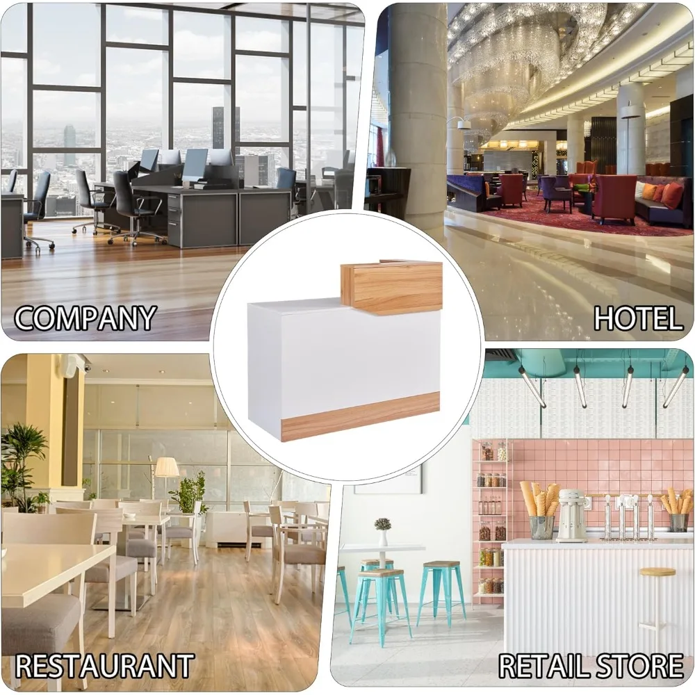 Modern Reception Desk With Counter 6 Modern Reception Desk With Counter 6