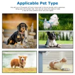 4 Wheel Folding Pet Stroller for Dogs Cats 6