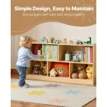 Montessori Kids Toy Storage Bookshelf 5