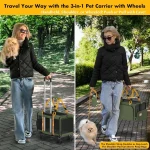 Expandable Wheeled Pet Carrier TSA 18x11x11 4 | PricZone Expandable Wheeled Pet Carrier TSA 18x11x11 4 | PricZone