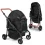 Foldable Pet Stroller with Weather Cover
