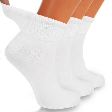Diabetic Ankle Socks 3 Pairs Size 5-7 1
