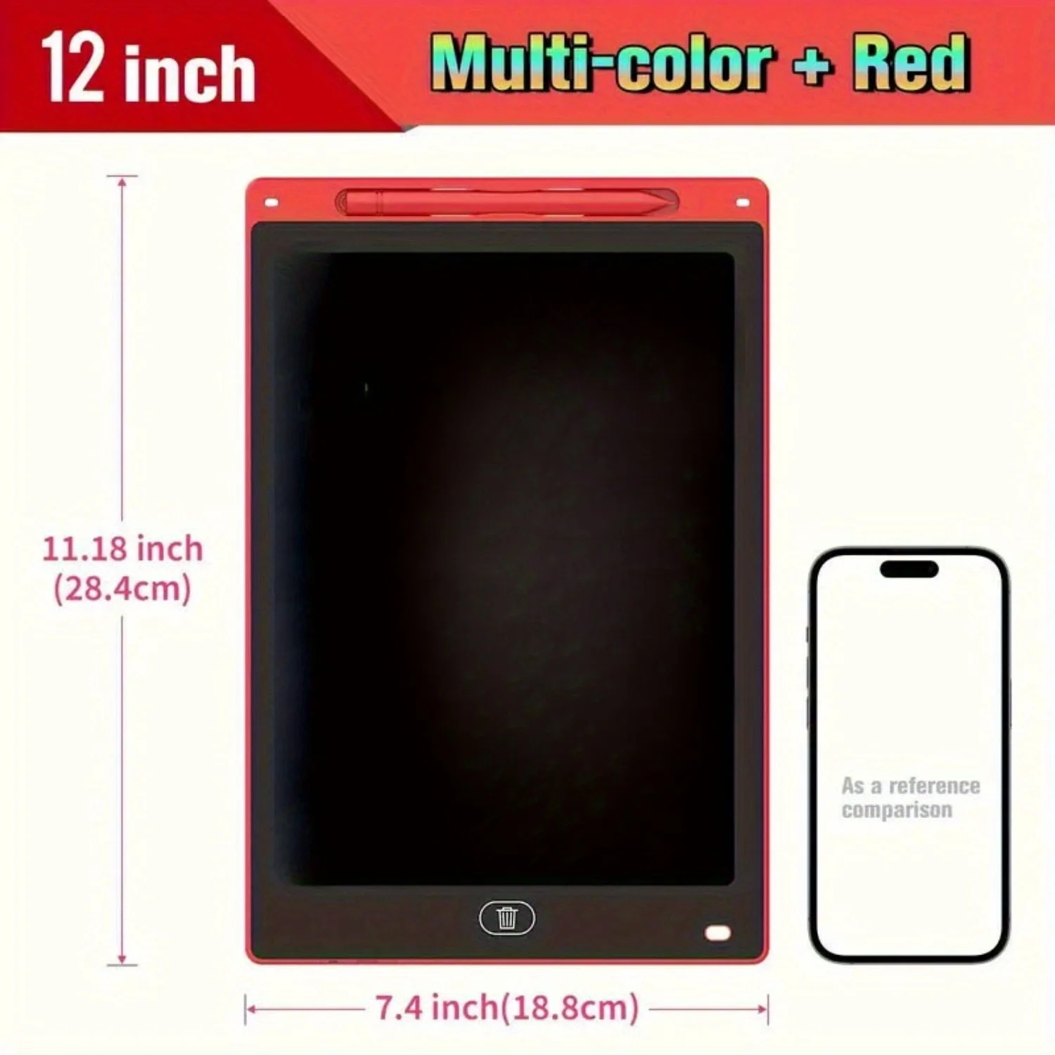 12-Inch LCD Writing Tablet for Kids 2-4 Pack 3 12-Inch LCD Writing Tablet for Kids 2-4 Pack 3