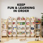 Kids Toy Storage Organizer 20 Bins White 6