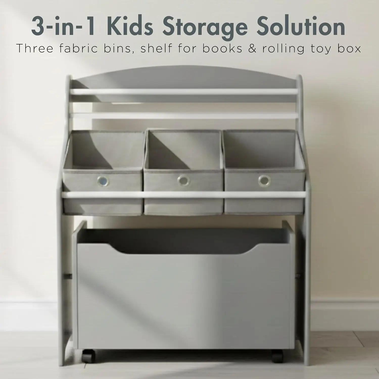 Kids Bookshelf Toy Organizer with Storage 3 Kids Bookshelf Toy Organizer with Storage 3