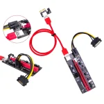 60cm USB 3.0 PCIe Riser Card 1X to 16X 6Pin 4