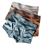 Satin Ice Silk Boxer Shorts 4 Pack 3