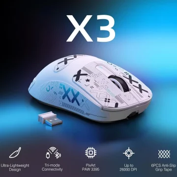 ATTACK SHARK X3 Tri Mode Wireless Gaming Mouse 1