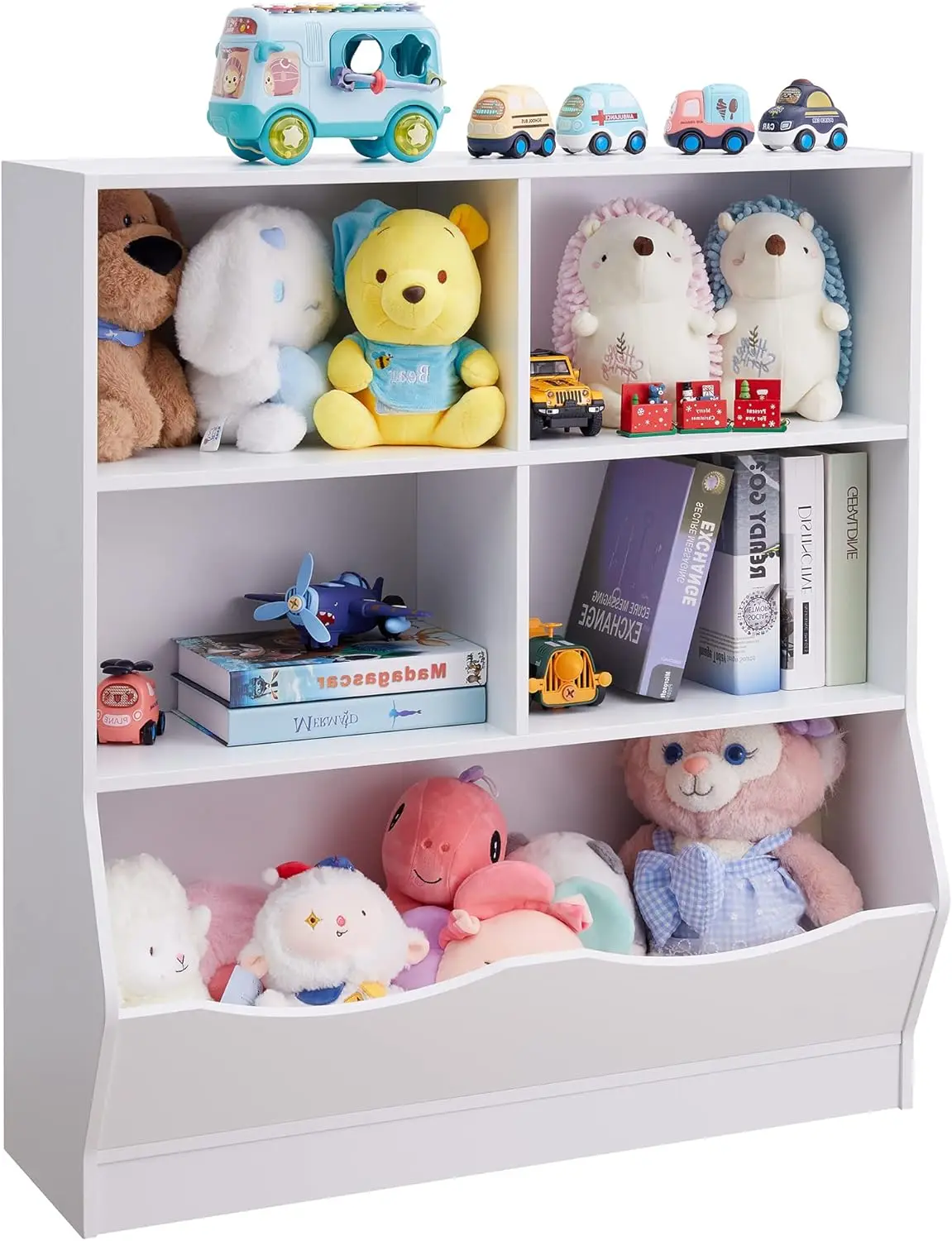 Kids Toy Storage Organizer with Bookshelf 3 Kids Toy Storage Organizer with Bookshelf 3