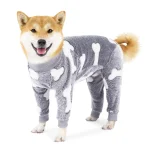 Winter Fleece Dog Jumpsuit Pajamas 1