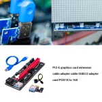 60cm USB 3.0 PCIe Riser Card 1X to 16X 6Pin 3