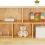 Montessori Kids Bookshelf Toy Organizer