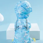 Cinnamoroll Waterproof Pet Raincoat Hoodie 4