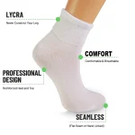 Diabetic Ankle Socks 3 Pairs Size 5-7 3