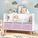 Kids Bookcase Toy Storage With Drawers 3