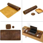 3mm Double Layer Leather Desk Mat Pad 6