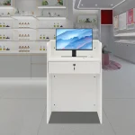 LED Reception Desk with Drawer Storage 4