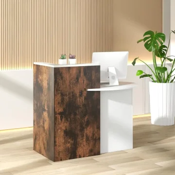 Retail Reception Desk with Lockable Drawer 2