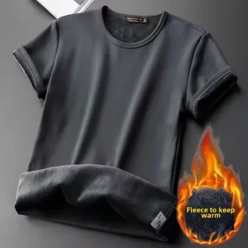 Thermal Velvet Short Half Sleeve Shirt 1