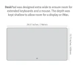 Eco Leather Large Desk Pad and Mouse Mat 6