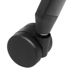 Black Steel Reception Chair Set with Table 6