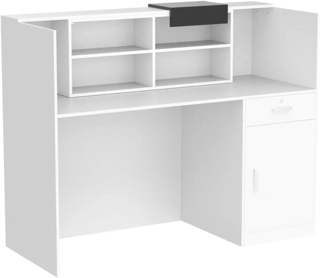 Modern Reception Desk with Storage Cabinet 5 Modern Reception Desk with Storage Cabinet 5