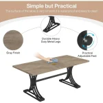 Metal 5 Seat Conference Table for Meetings 5