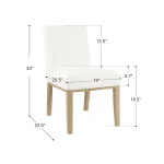 Kolbe Fabric Dining Chair 19.5-inch Seat 5
