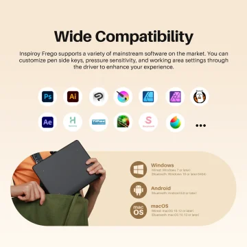 Huion Inspiroy Frego Wireless Drawing Tablet 2