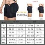 Padded Boxer Briefs Butt Lift Shaper 6