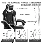 Adjustable Gaming Chair with Footrest 4